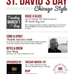 St. David’s Day – Chicago Style!