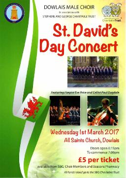 Dowlais Male Voice Choir - St David's Day Concert