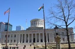 Welsh Flag Raising at the Ohio Statehouse celebrating St. David's Day