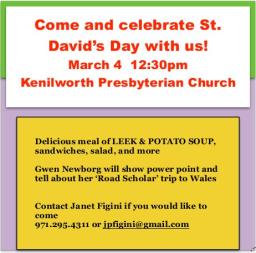 Portland - St David's Day Celebration