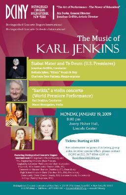 Distinguished Concerts International New York Presents: The Music of Karl Jenkins