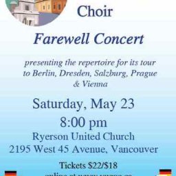 The Vancouver Welsh Mens Choir - Farewell Concert