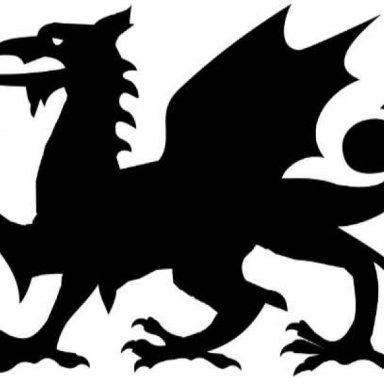 Welsh Dragon Halloween Stencil (Easy Pattern)
