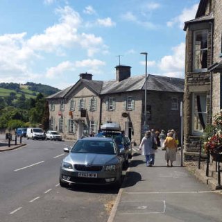 Heading to The Swan in Hay on Wye