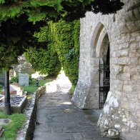 St. Illtud’s church, the porch.