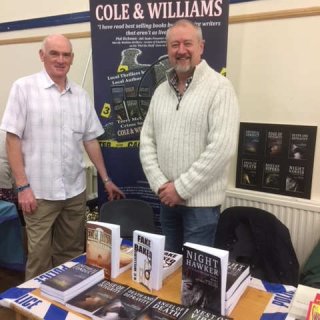 Nigel and I at the Llandeilo Book Fair.