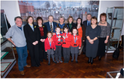  Students at Ysgol Penygarth launch the Saint David's Day anthem.