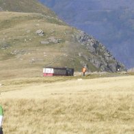 Watching the Train from Top of Snowdonia