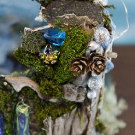Door Into Fae Fairy House, detail view