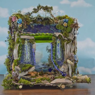 Door Into Fae Fairy House, front view