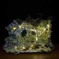 Hydrangea Fairy House, dark view