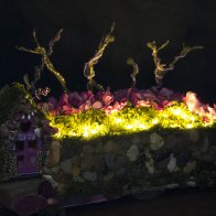 Rose Glen Fairy House, dark view