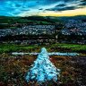 White Cross, Trealaw early evening