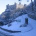 Harlech Castle in the snow