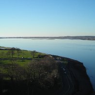 Menai Straits from Caernarfon Castle