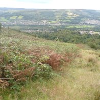 View from Cwmbach towards Aberdare/Aberaman