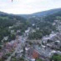 Balloon over Llangollen