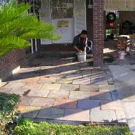 slate patio