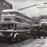 cardiff  bus station winter of 63