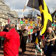 St David's Day Parade. Cardiff 2009