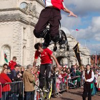 St David's Day Parade. Cardiff 2009