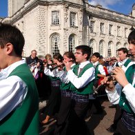 St David's Day Parade. Cardiff 2009