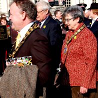 St David's Day Parade. Cardiff 2009