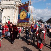 St David's Day Parade. Cardiff 2009