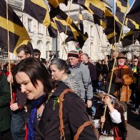 St David's Day Parade. Cardiff 2009