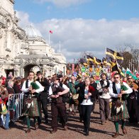 St David's Day Parade. Cardiff 2009