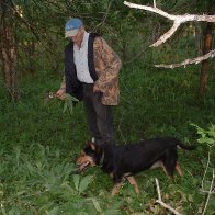 Digging wild leeks