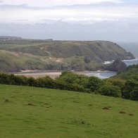 Looking towards Three Cliffs Bay