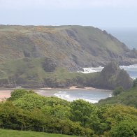 Looking towards Three Cliffs Bay