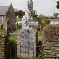 Memorial to a lost lifeboat crew at Port Eynon