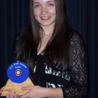 Siobhan with her SA Folk Award