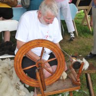 Welsh wool spinning at the Folklife Festival 2009