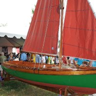 Sadly no Coracles but rather this Welsh sail