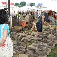 Building a Welsh Wall at the Smithsonian Folklife Festival 2009