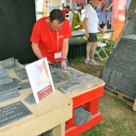 Welsh Slate Sculpture at Folklife Festival 2009