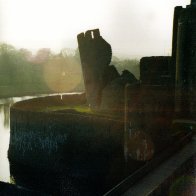 Caerphilly Castle leaning tower