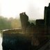 Caerphilly Castle leaning tower