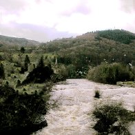 Dee Looking West Towards Berwyns 1