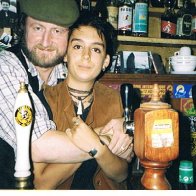 Byn with Anne the barmaid
