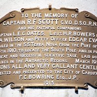 Plaque on Roath Park Lighthouse