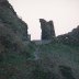 Path leading to great hall at Tintagel