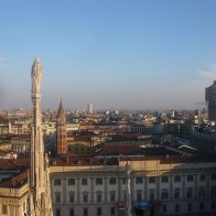 Milan from Il Duomo rooftop