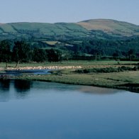 Dusk from Llangadog Bridge