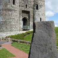 Gwenllian Memorial and Kidwelly Castle