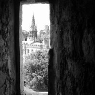 from inside cardiff castle