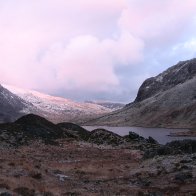 Sunset over Llyn Idwal